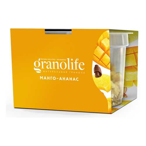 Гранола Granolife манго-ананас 60 г в ЭССЕН