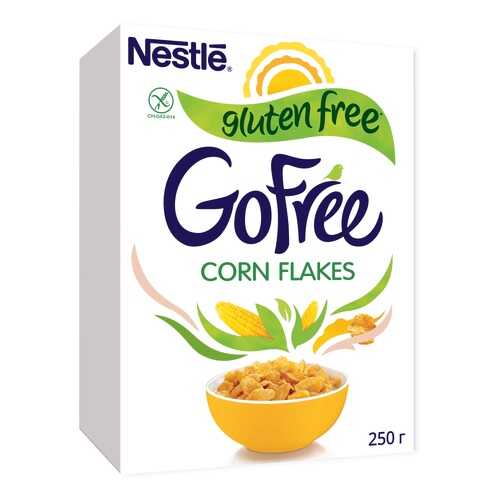 Хлопья кукурузные Nestle Gofree обогащенные витаминами 250 г в ЭССЕН