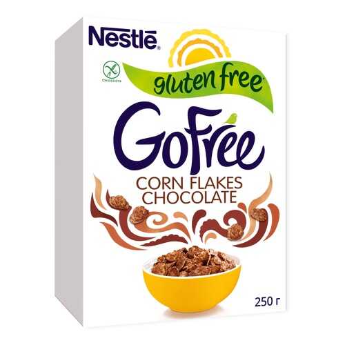 Хлопья кукурузные шоколадные Nestle Gofree обогащенные витаминами 250 г в ЭССЕН