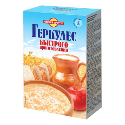 Овсяные хлопья Русский продукт геркулес быстрого приготовления 350 г в ЭССЕН