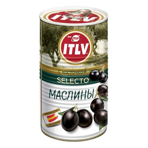 Маслины ITLV с косточкой 0.37 л в ЭССЕН