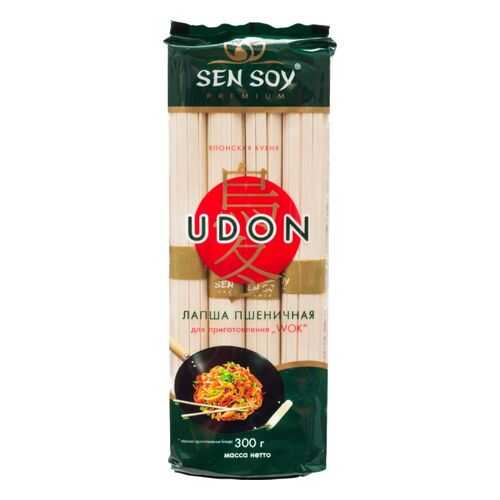 Лапша пшеничная Sen Soy udon premium 300 г в ЭССЕН