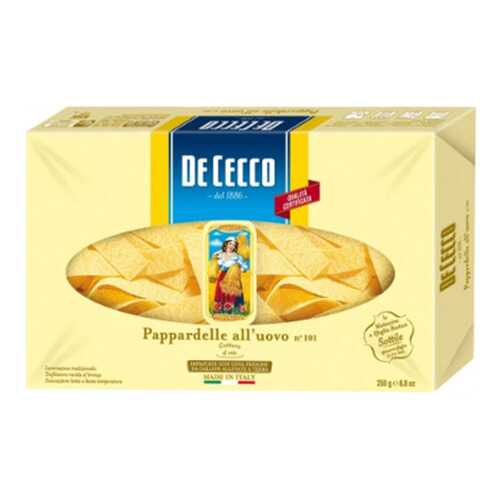 Макаронные изделия De Cecco рappardelle аll'uovo №101 250 г в ЭССЕН