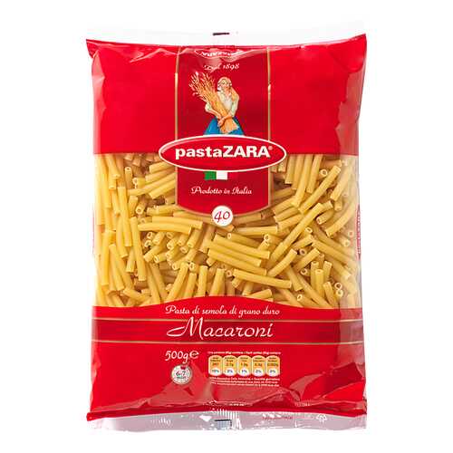 Макароны Pasta Zara трубочки 500 г в ЭССЕН