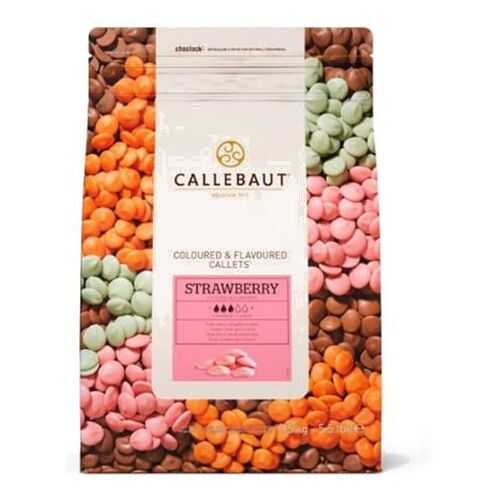 Callebaut - Шоколад Клубничный STRAWBERRY-RT-U70 2,5кг в ЭССЕН