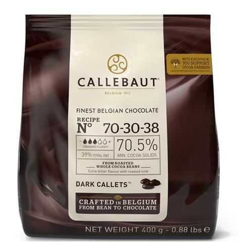 Шоколад темный Callebaut 70.5% какао (70-30-38-E0-D94) 0.4 кг в ЭССЕН