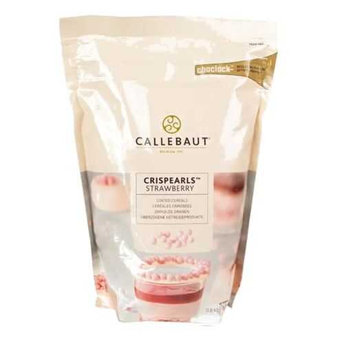 Шоколадные драже Callebaut Crispearls Strawberry из клубничного шоколада 800 г в ЭССЕН