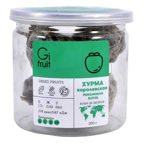 Хурма Королевская сушеная GIFRUIT, 200г в ЭССЕН