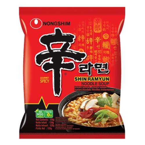 Лапша быстрого приготовления Шин Рамен Nongshim 120 г в ЭССЕН