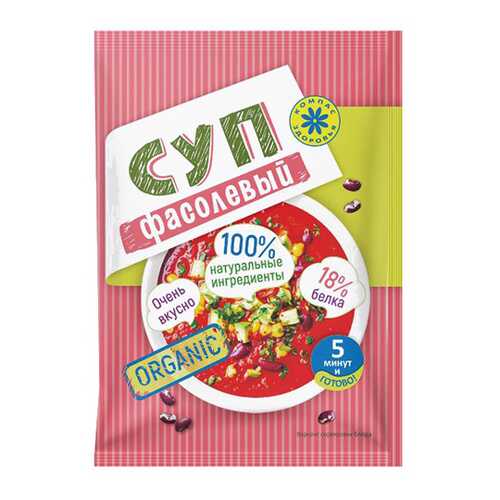 Суп-пюре Фасолевый Компас здоровья 30 г в ЭССЕН
