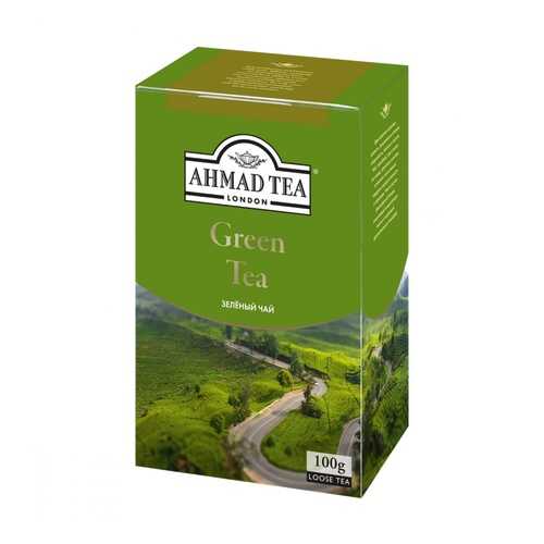 Чай Ahmad Green Tea, зеленый, листовой, 100 гр в ЭССЕН