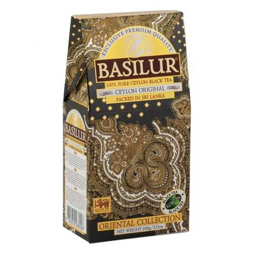 Чай Basilur Ceylon Original, черный листовой, 100 гр в ЭССЕН