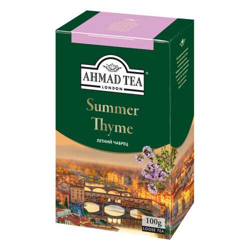 Чай черный Ahmad Tea summer thyme 100 г в ЭССЕН