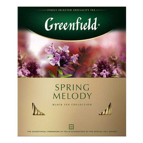 Чай черный Greenfield Spring Melody 100 пакетиков в ЭССЕН