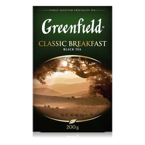 Чай черный листовой Greenfield Classic Breakfast 200 г в ЭССЕН