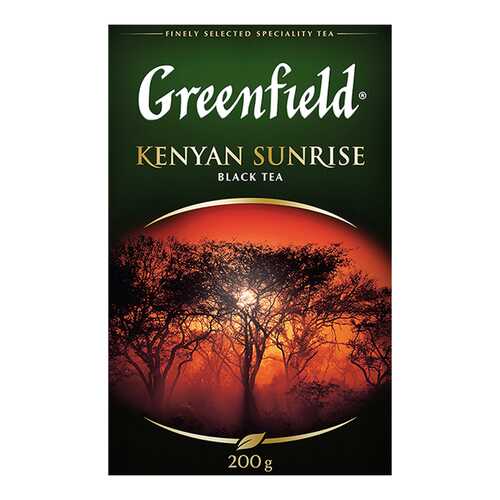 Чай черный листовой Greenfield Kenyan Sunrise 200 г в ЭССЕН