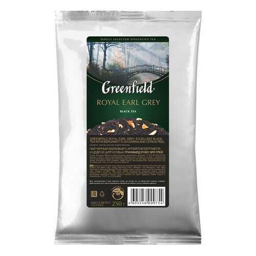 Чай черный листовой Greenfield Royal Earl Grey 250 г в ЭССЕН