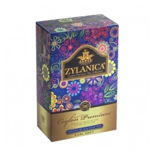 Чай черный листовой Zylanica ceylon premium collection бергамот FBOP 100 г в ЭССЕН