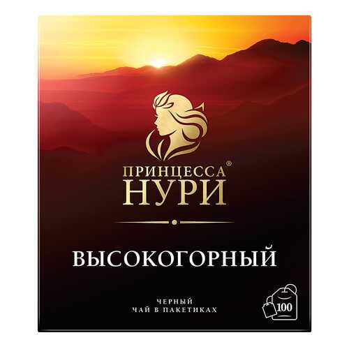 Чай черный Принцесса Нури Высокогорный 100 пакетиков в ЭССЕН