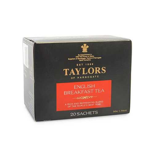 Чай черный Taylors of Harrogate Английский завтрак 20*2.5 г в ЭССЕН