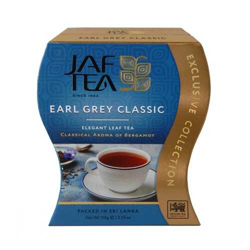 Чай Jaf Tea Earl Grey Classic черный листовой с бергамотом 100 г в ЭССЕН