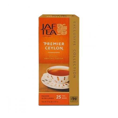 Чай Jaf Tea Premier Ceylon черный 25 пакетиков в ЭССЕН