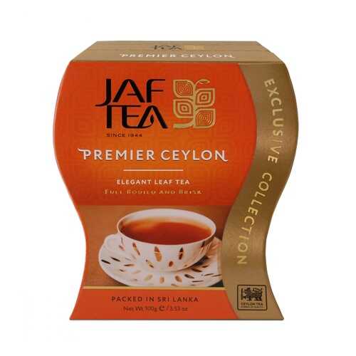 Чай Jaf Tea Premier Ceylon черный листовой FBOP 100 г в ЭССЕН