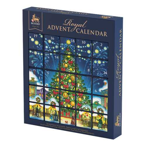 Чай Richard Royal Advent Calendar ассорти 25 пирамидок в ЭССЕН