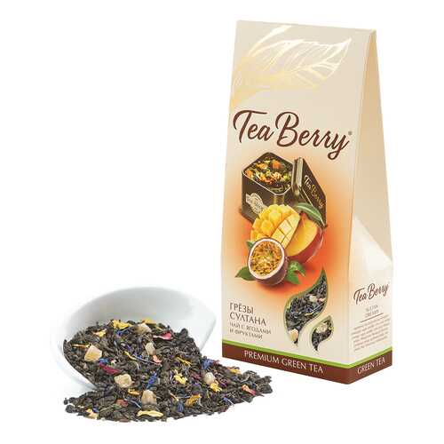 Чай Tea Berry грезы султана зеленый листовой с добавками 100 г в ЭССЕН