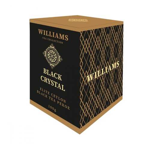 Чай Williams Black Crystal черный цейлонский Pekoe 100 г в ЭССЕН