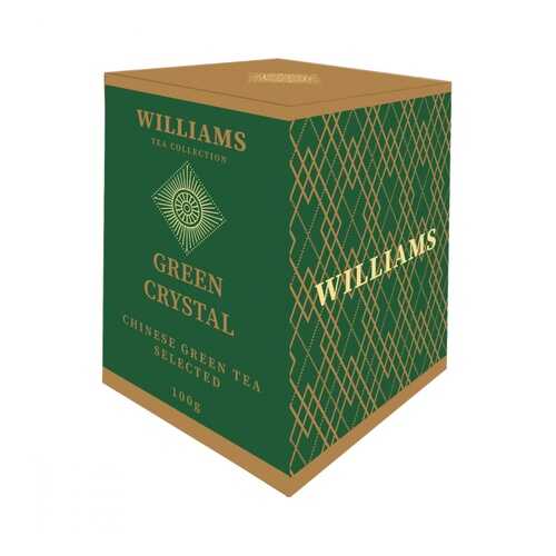 Чай Williams Greean Crystal зеленый китайский 100 г в ЭССЕН