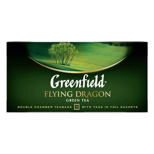 Чай зеленый Greenfield Flying Dragon 25 пакетиков в ЭССЕН