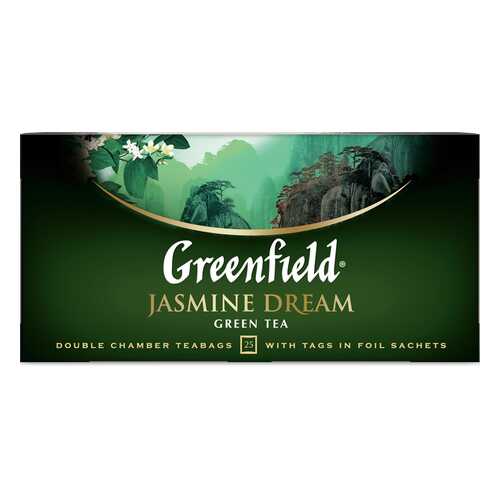 Чай зеленый Greenfield Jasmine Dream 25 пакетиков в ЭССЕН