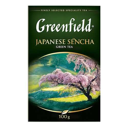 Чай зеленый листовой Greenfield Japanese Sencha 100 г в ЭССЕН