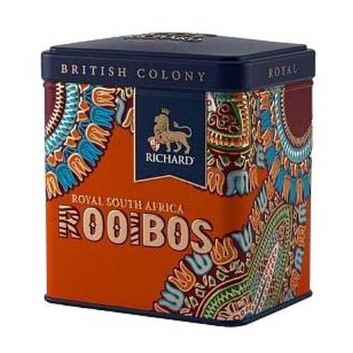 Чай зеленый листовой Richard British Colony Royal Rooibos ж/б 50 г в ЭССЕН