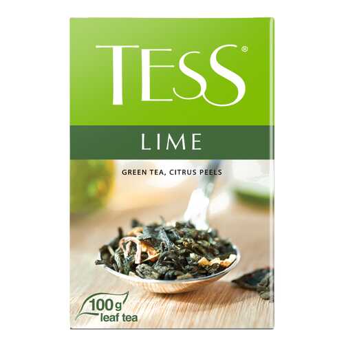 Чай зеленый листовой Tess Lime 100 г в ЭССЕН