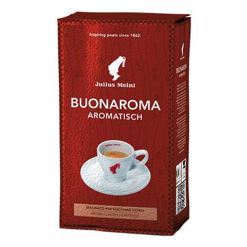 Кофе Julius Meinl buonaroma aromatisch натуральный жареный молотый 250 г в ЭССЕН