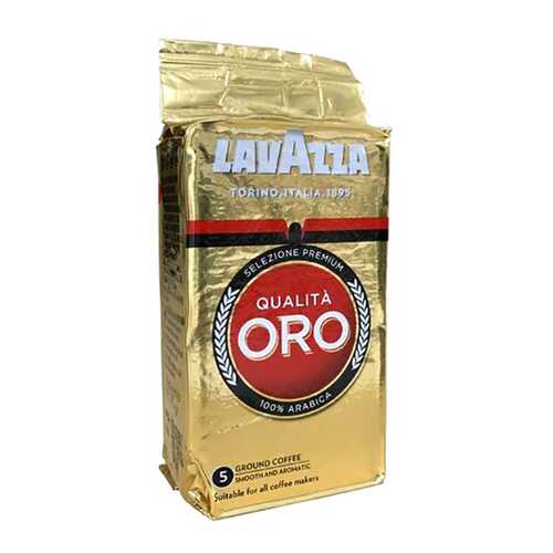 Кофе LavAzza Qualita ORO натуральный жареный молотый 125 г в ЭССЕН