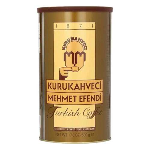 Кофе молотый Kurukahveci Mehmet Efendi жестяная банка 500 г в ЭССЕН