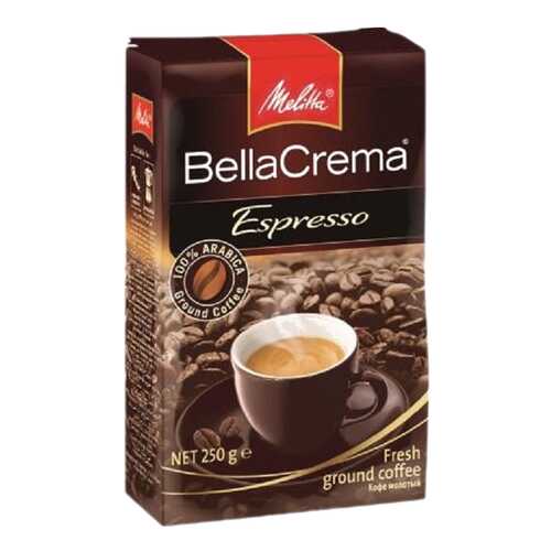 Кофе молотый Melitta bella crema espresso 250 г в ЭССЕН