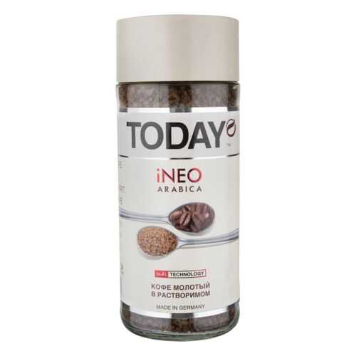 Кофе молотый в растворимом Today ineo arabica 95 г в ЭССЕН