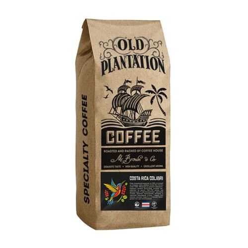 Кофе Old Plantation Specialty Coffee Costa Rica Colibri в зернах 250 г в ЭССЕН