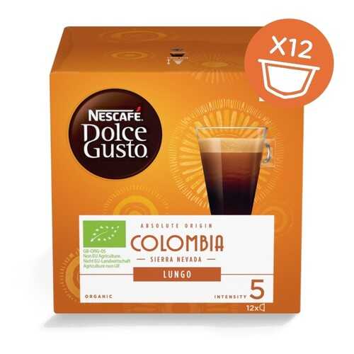 Кофе в капсулах Nescafe Dolce Gusto lungo Colombia 12 капсул в ЭССЕН