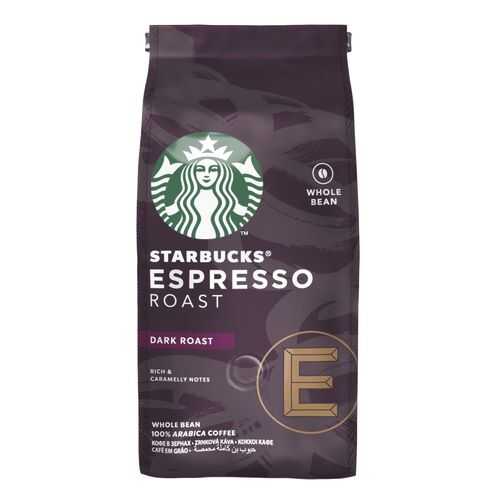 Кофе в зернах Starbucks Espresso Roas темной обжарки 200 г в ЭССЕН