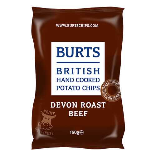 Чипсы BURTS Devon Roast Beef картофельные150г в ЭССЕН