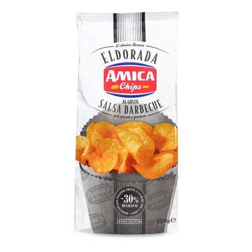 Чипсы картофельные с соусом барбекю обезжиренные, Eldorada Amica Chips, 130 г, Италия в ЭССЕН