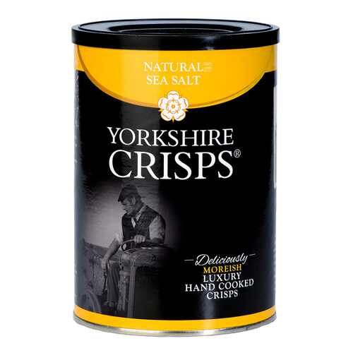 Чипсы картофельные Yorkshire Crisps с морской солью 100 г в ЭССЕН