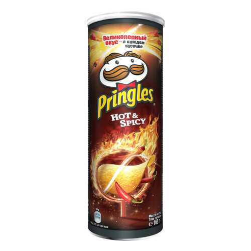 Чипсы Pringles острый и пряный 165 г в ЭССЕН