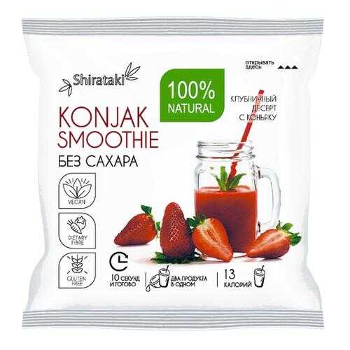 Десерт без сахара Konjak Smoothie клубничный 20 шт по 15 г в ЭССЕН