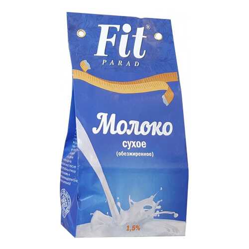 Молоко сухое Fit Parad обезжиренное 1 5% пакет в ЭССЕН